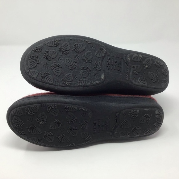 Acorn Faux Fur Chinchilla Booties Slippers with Indoor/Outdoor Sole - Picture 6 of 8